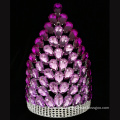 Women's Pageant Crown Baroque Crown Birthday Party Crown With Aque Big Diamond